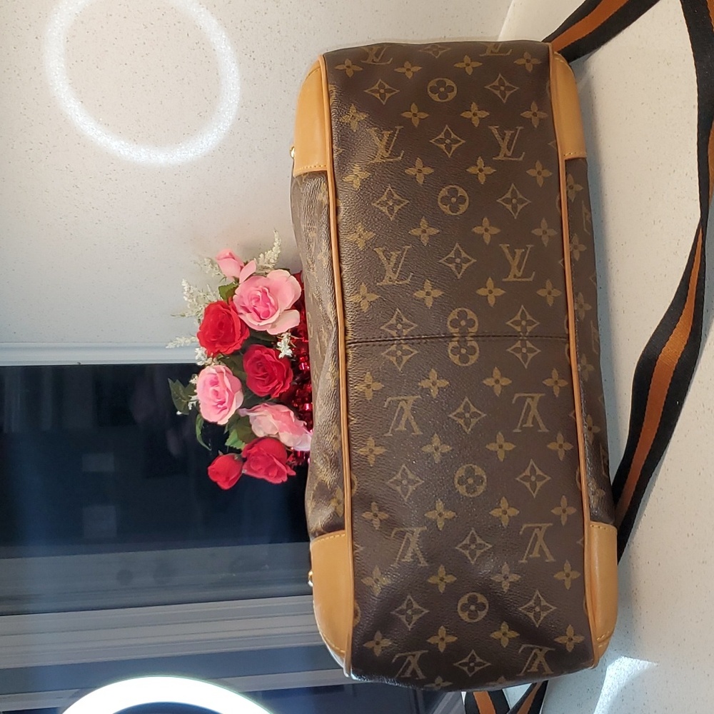 Louis Vuitton Brown and Tan Shoulder Bag - Picture 7 of 12